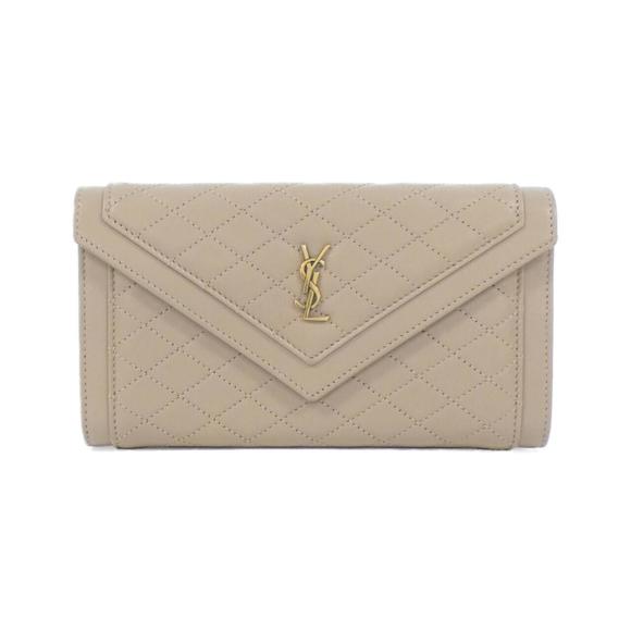 SAINT LAURENT Beige Wallet - Picture 1 of 10